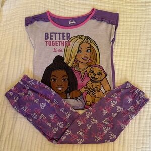Barbie and Brooklyn Mattel Barbie Dreamhouse Pajama Set Little Girls Size 6 6x